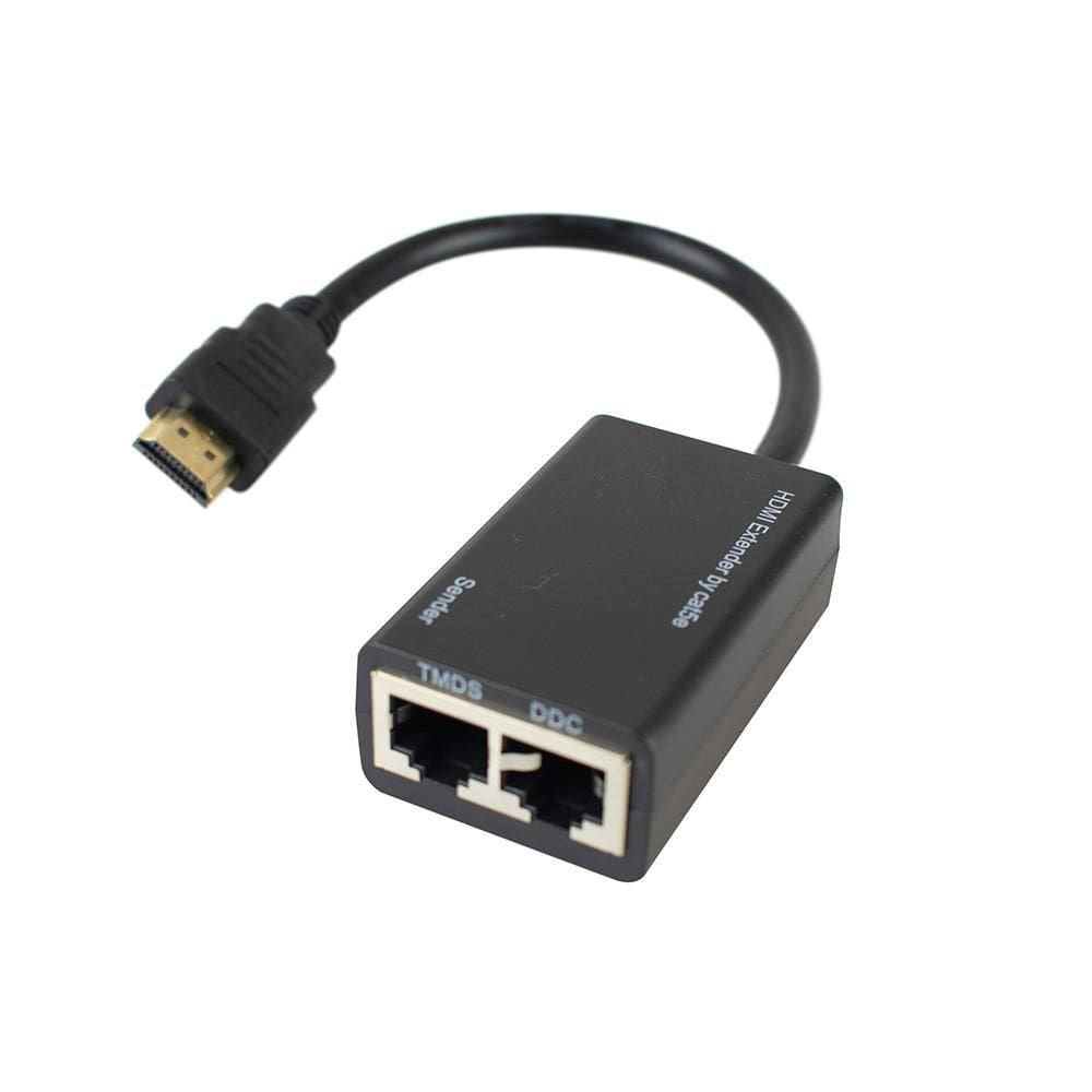 Extensor Evus Hdmi Através Cabo Lan Utp Ate 30 Metros C-089