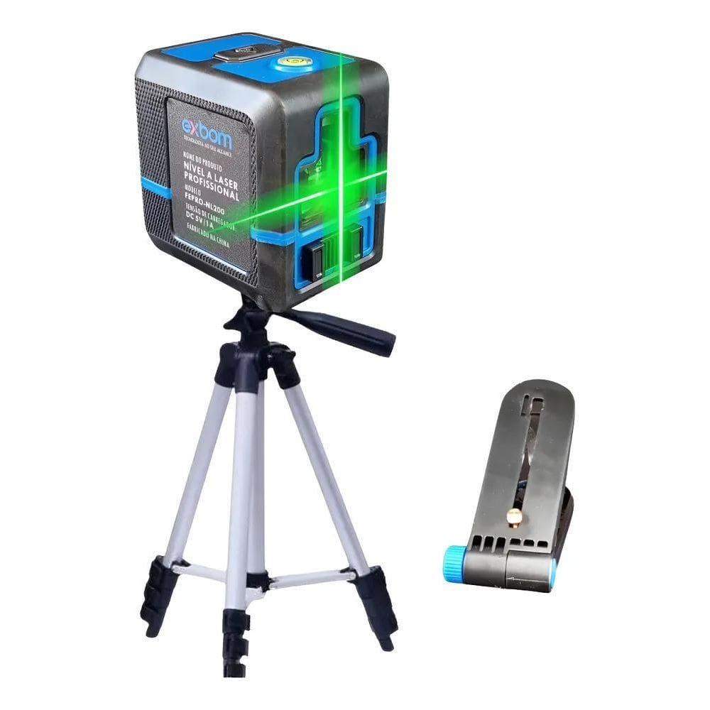 2X Nível A Laser Tripé Verde 3D Recarregável Cr