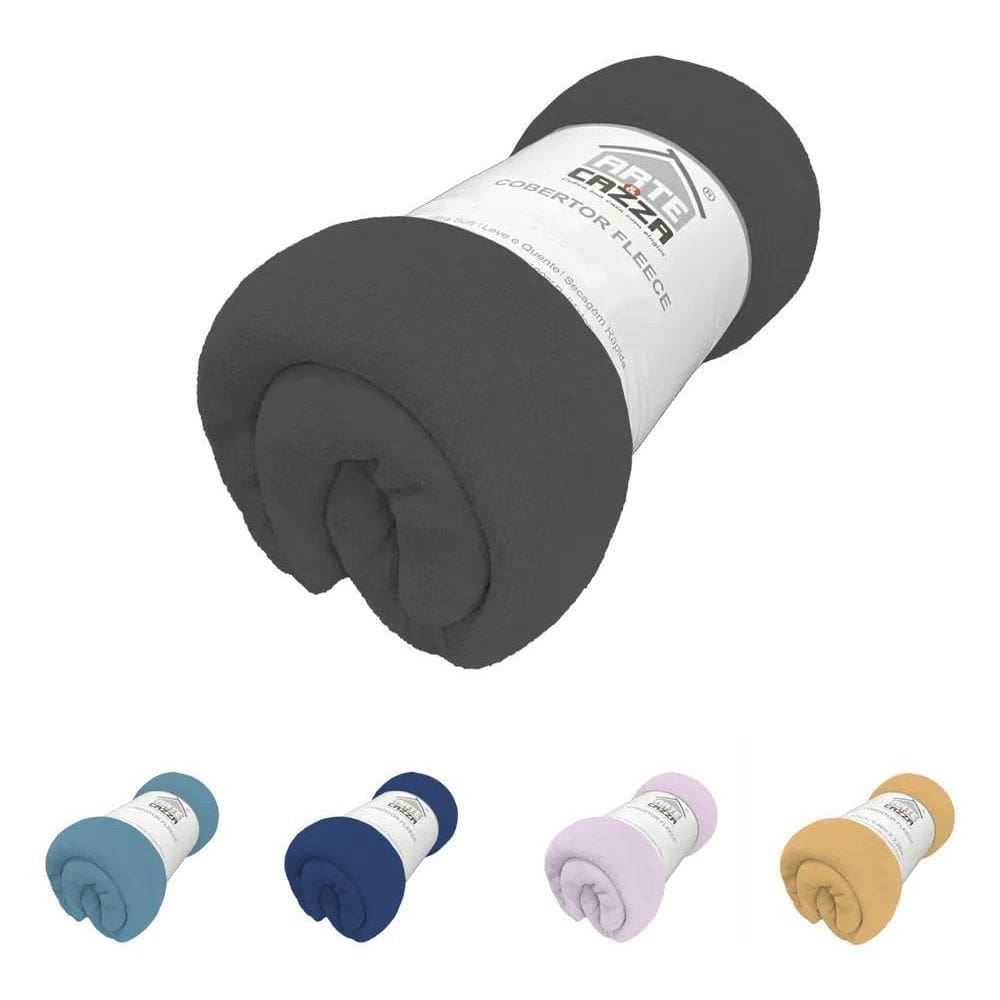 Cobertor Fleece Manta Microfibra Arte Cazza Casal