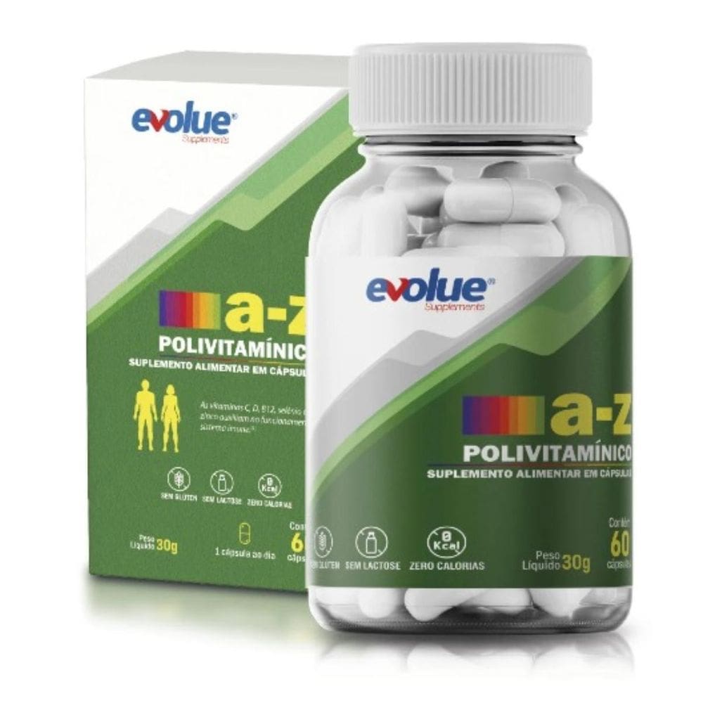 Evolue Polivitaminico Az Frasco Com 60 Capsulas