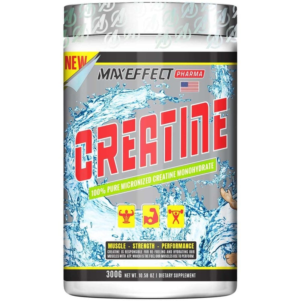 Creatina Monohidratada Micronizada 100% Puro 300G Maxeffect