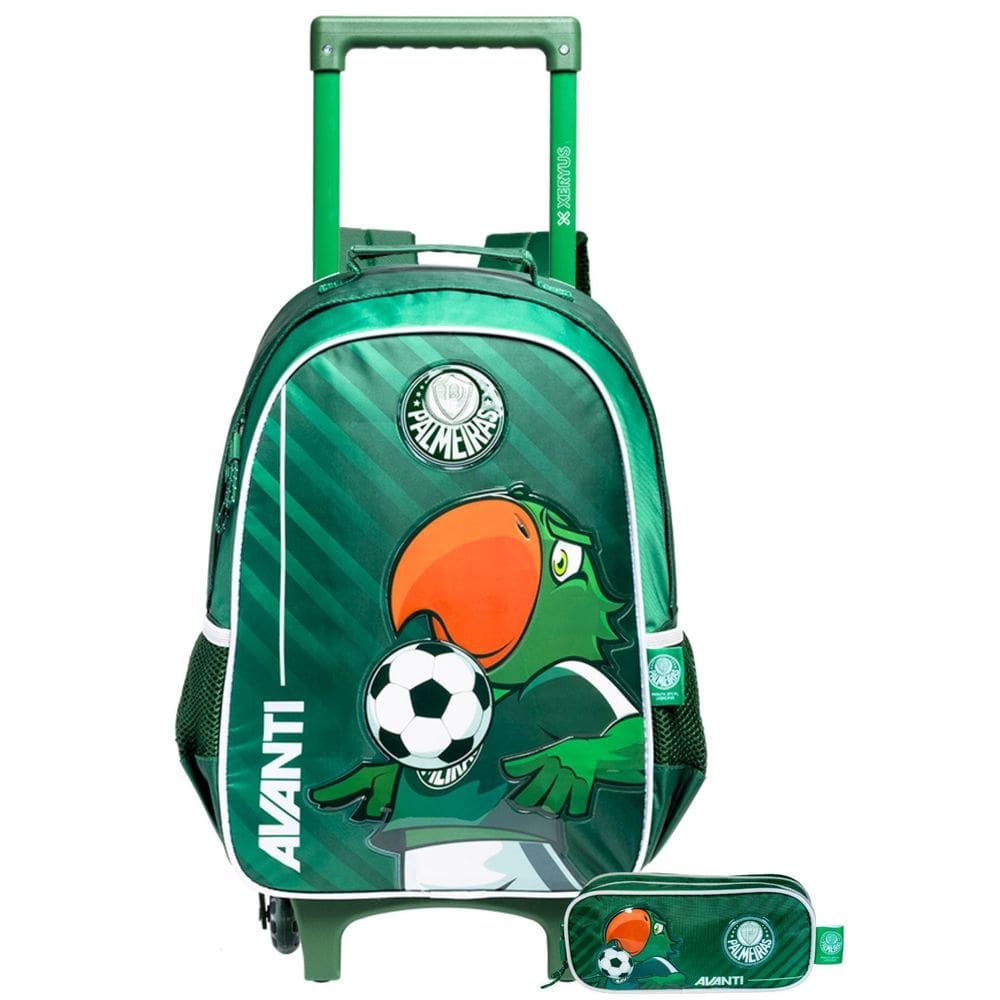 Kit Escolar Mochila Costa E Rodas + Estojo Duplo