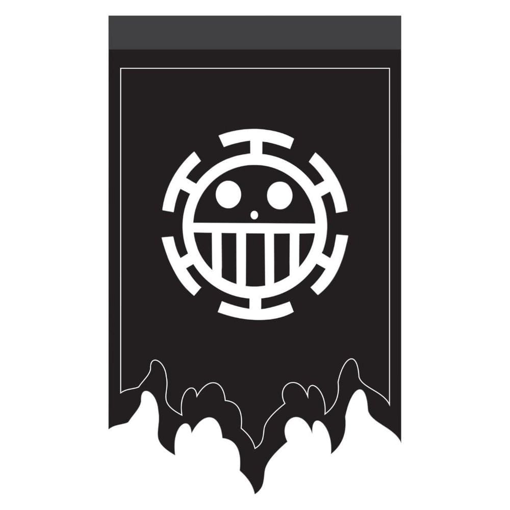 Flâmula One Piece Trafalgar Law Decoração De Parede Geek