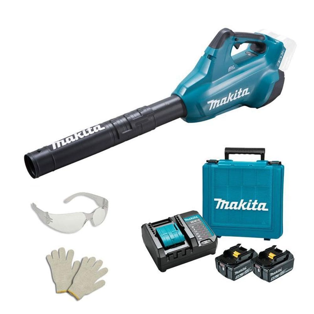 Soprador Folhas Dub362Z 36V Makita + 2Bat 5A + Carregador Bv