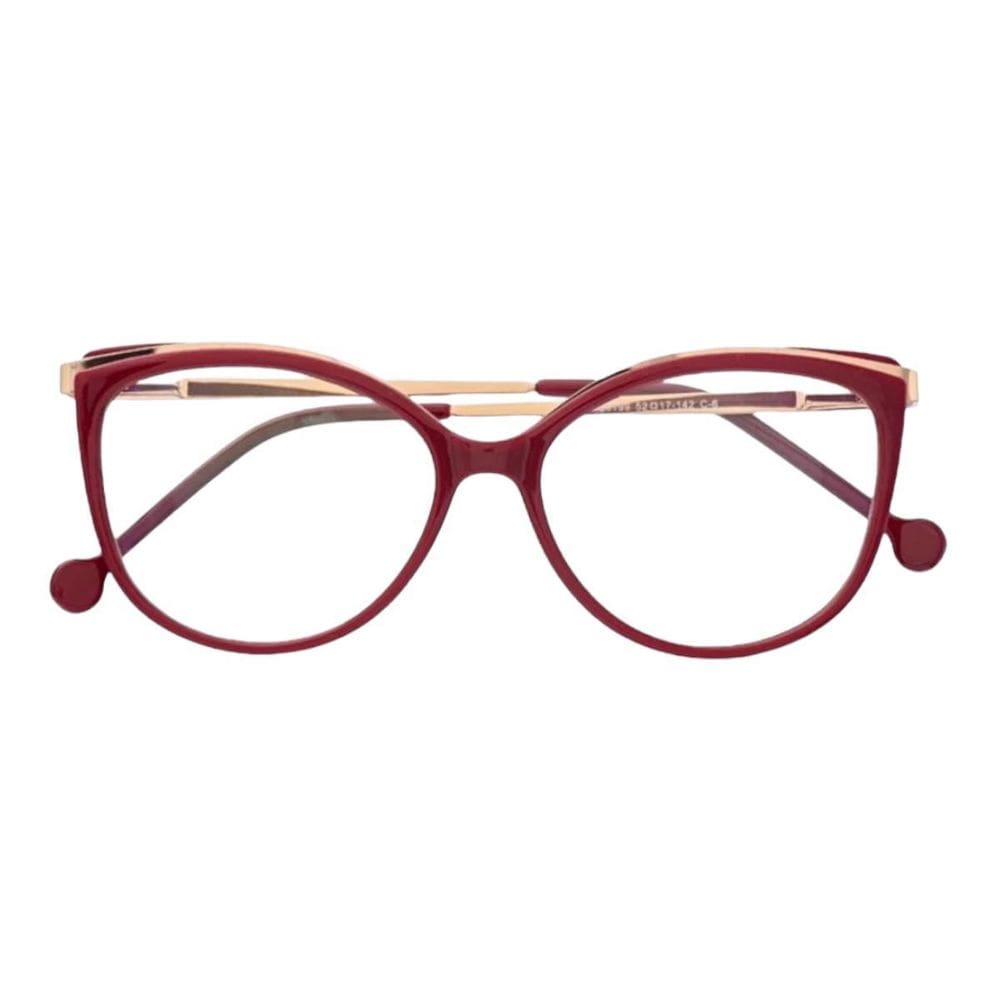 Armação Para Óculos Grau Feminino Quadrada Malala Vinho