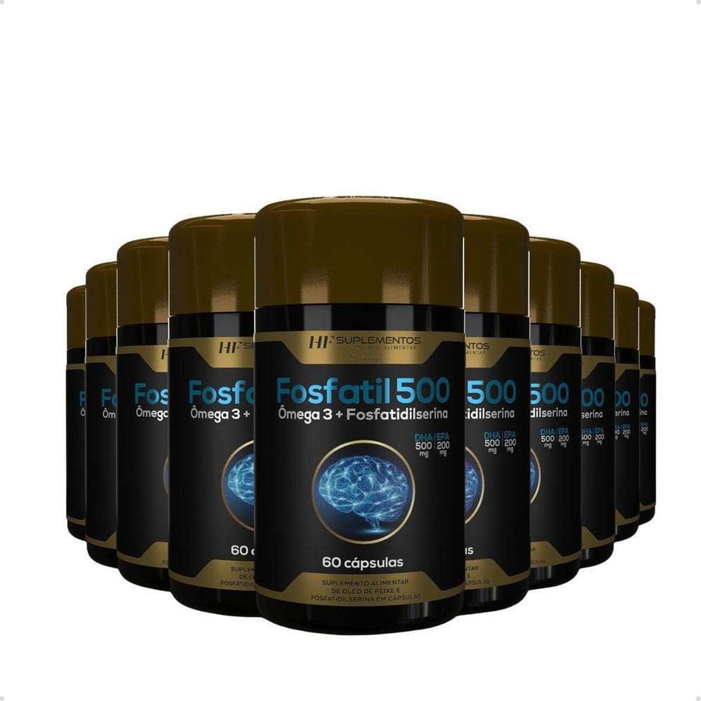 10X Fosfatil Omega 3 + Fosfatidilserina 60Cap Hf Suplementos
