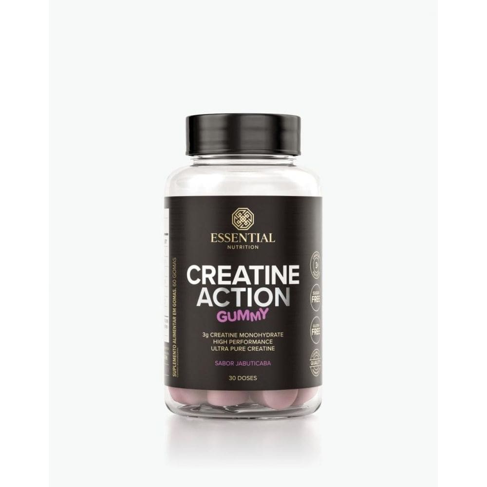 Creatine Action Gummy 240g 60 Gomas Jabuticaba