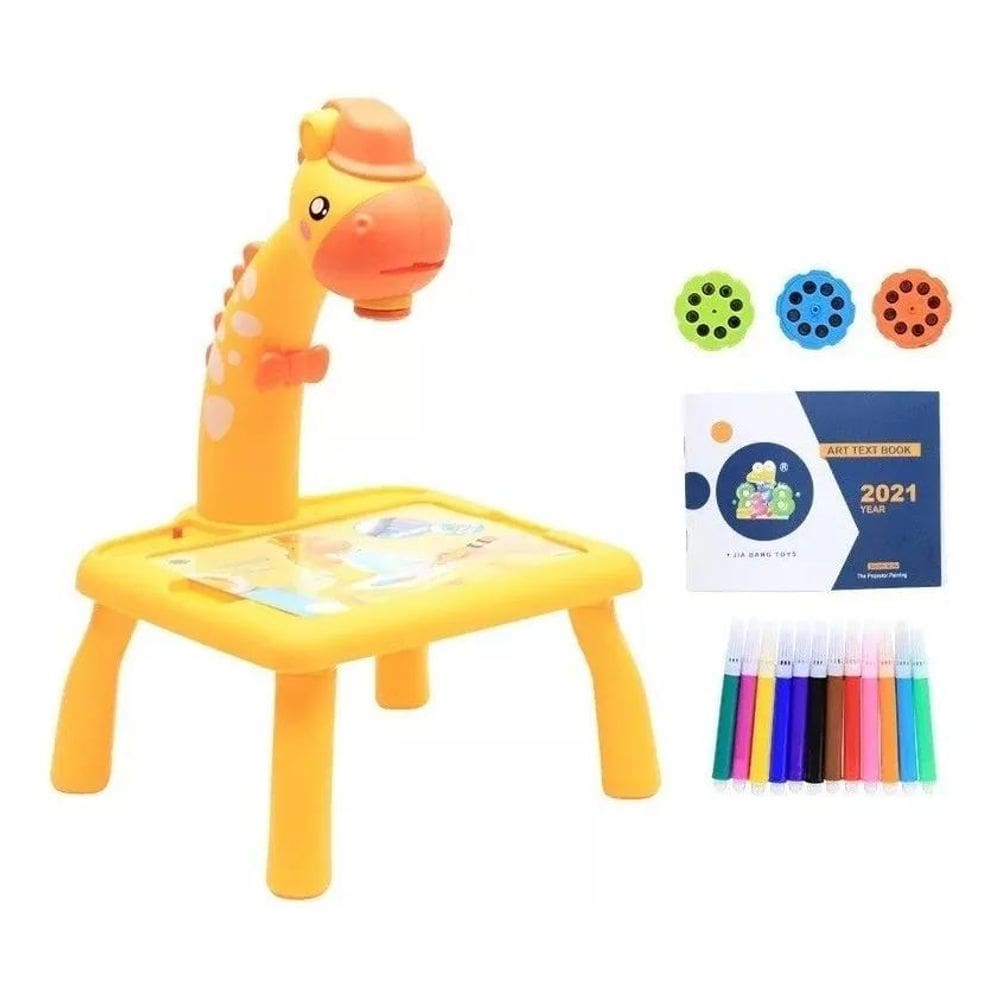 2X Mesa Projetora Infantil Desenho Educativa Lousa Mágica Le