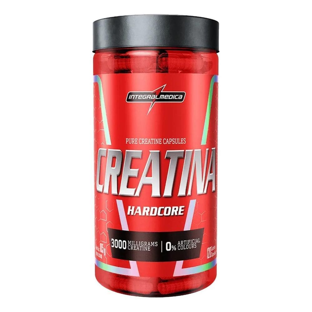 2X Creatina 100% Pura 120 Cápsulas Integralmédica