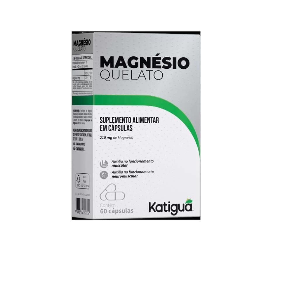 Magnesio Quelato 60 Capsulas Katigua