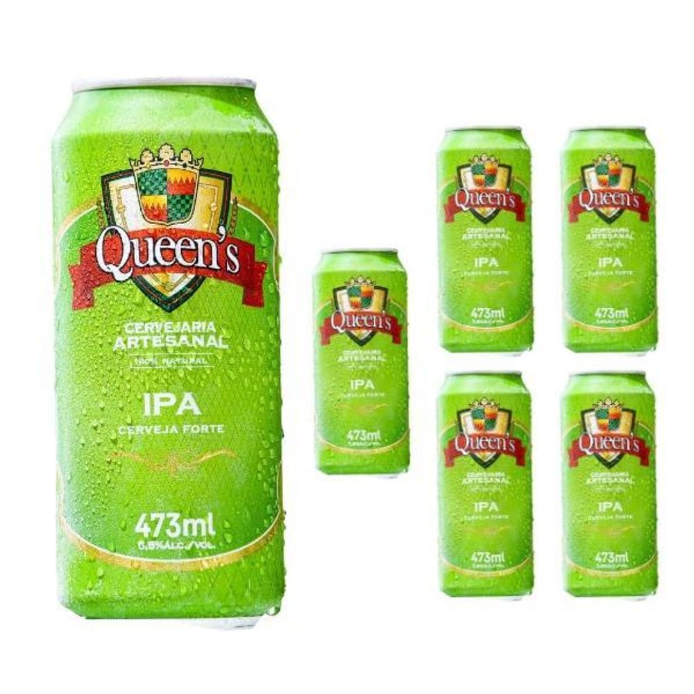 Cerveja Queens Ipa Lata 473 Ml