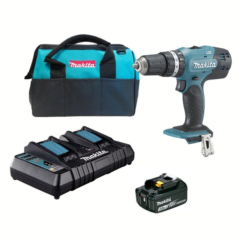 Parafusad Makita 18V Dhp453Z + 1Bat 3A + Carreg 127V Bolsa