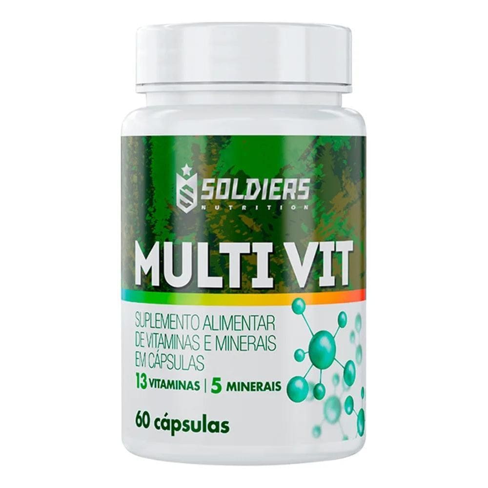 2X Multivitamínico 60 Caps - 5 Minerais - 13 Vitaminas - Sol