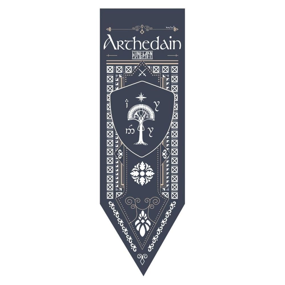 Bandeira De Parede Reino Arthedain O Senhor Dos Anéis