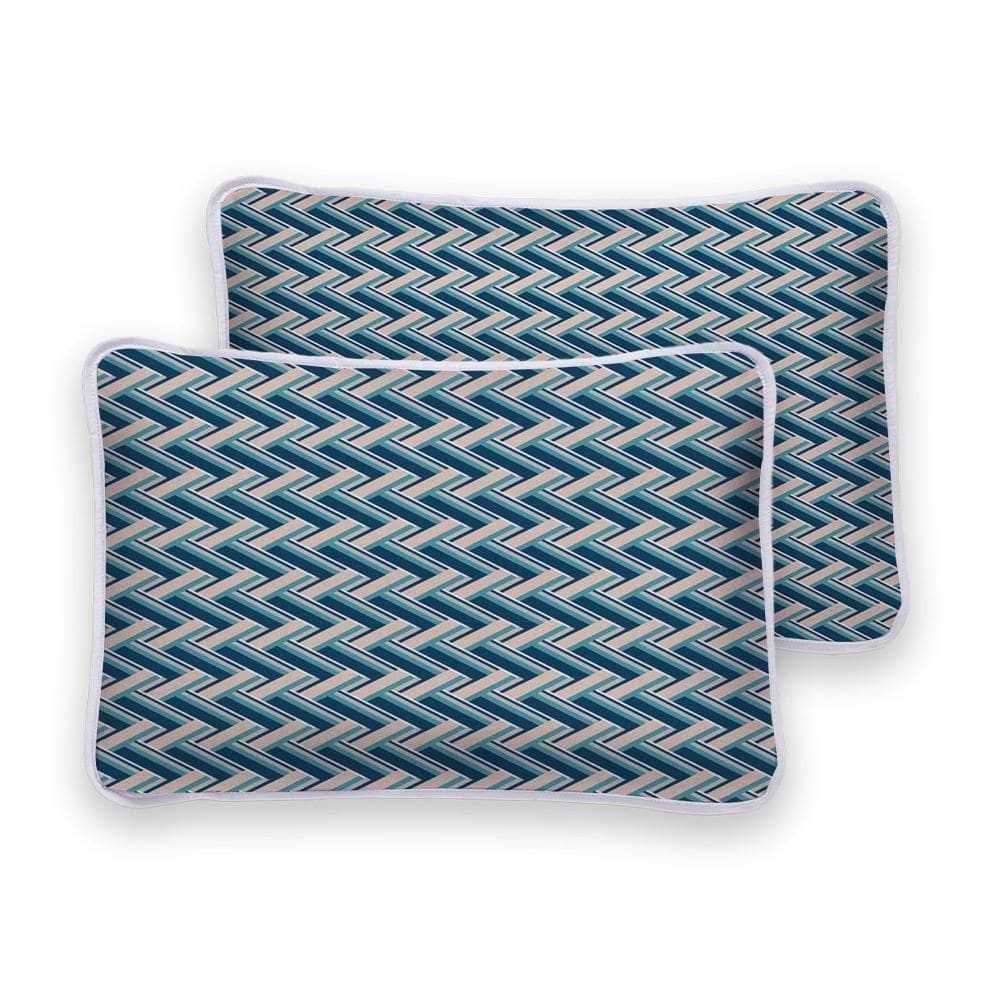 Kit 2 Fronhas Adulto Pompeia 50X70Cm Malha Estampada Vivaldi