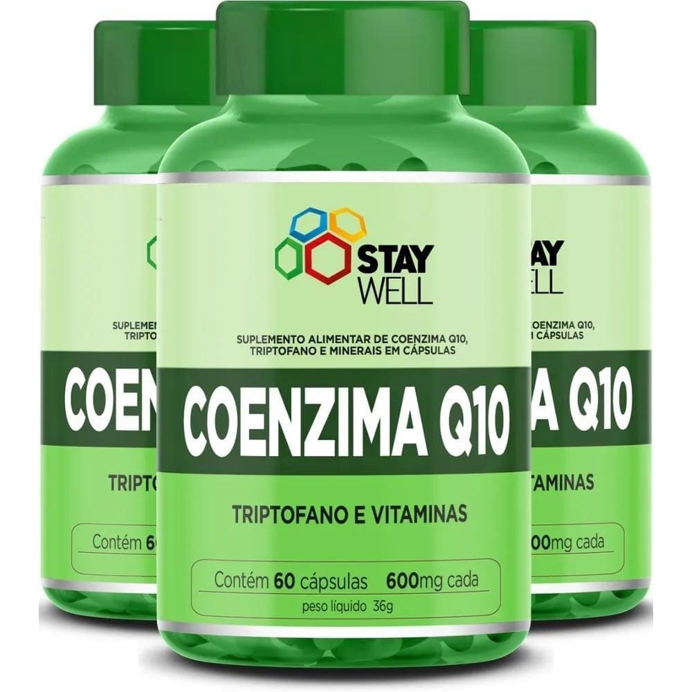 2X 3 Potes Da Coenzima Q10 Com Fórmula Exclusiva Sports Nutr