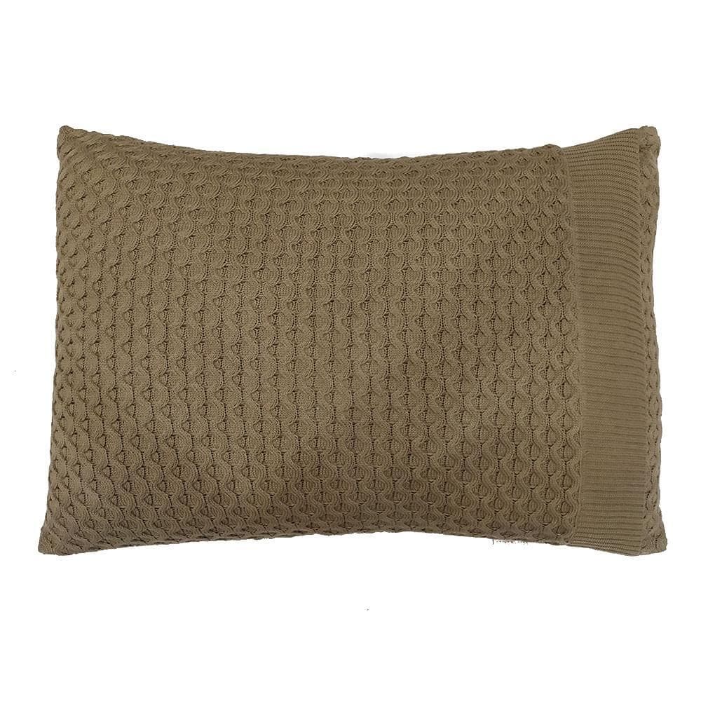 Porta Travesseiro Bellagio 50 X 70 - Decortrico Amendoa