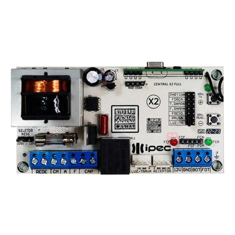 2X Placa Central Comando Portão Motor Eletrônico Universal X