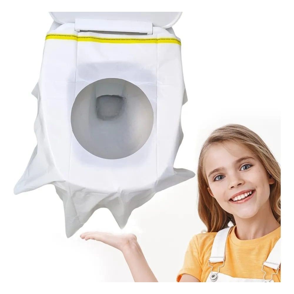 2X Protetor De Assento Sanitário Descartável Com Adesivo 40U