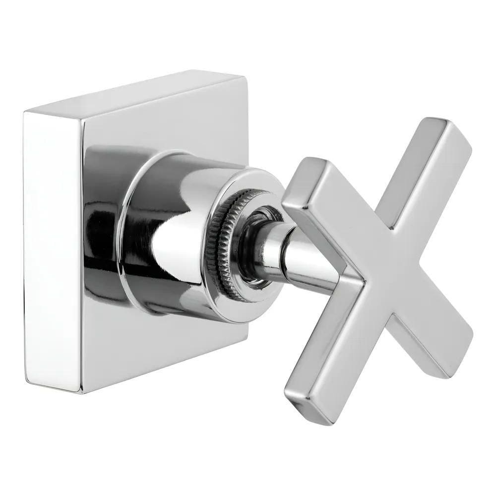 2X Acabamento Registro Quadrado Banheiro Padrão Deca Metal 3