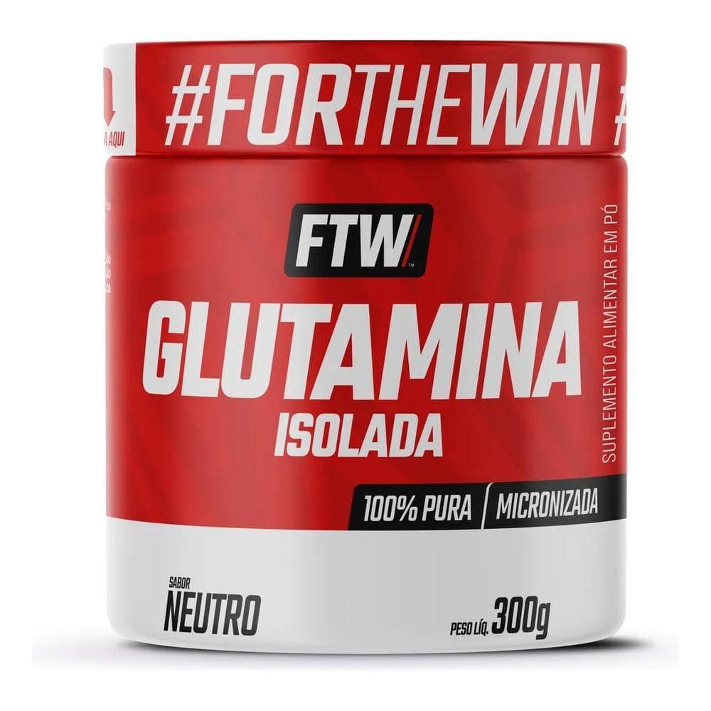 2X Glutamina 100% Pura E Isolada Pote 300G - Ftw