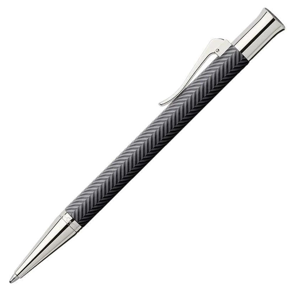 Caneta Esferográfica Graf Von Faber-Castell Guilloche Preta