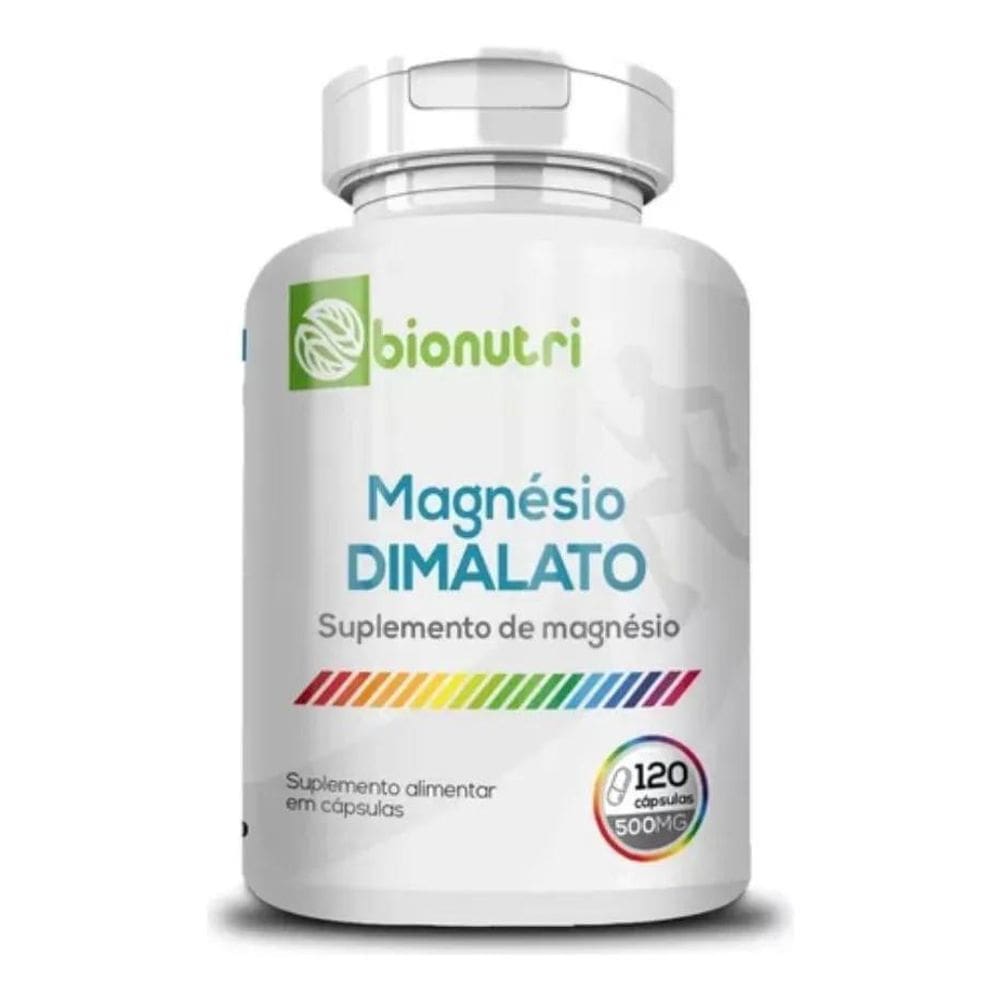 2X Dimalato De Magnésio Bionutri 120 Cápsulas, Sabor Não Apl