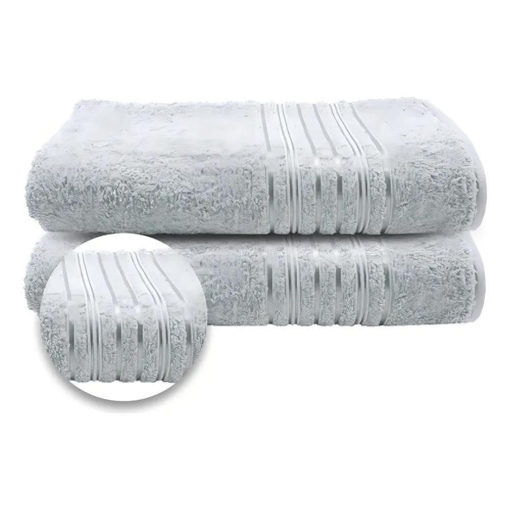 2X Kit 2 Toalhas De Banho Lyra 130Cm X 62Cm Camesa