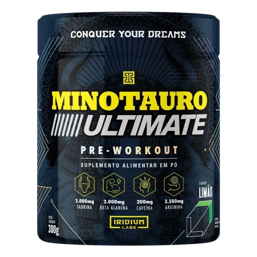 2X Pré Treino Minotauro Ultimate 300G - Iridium Labs