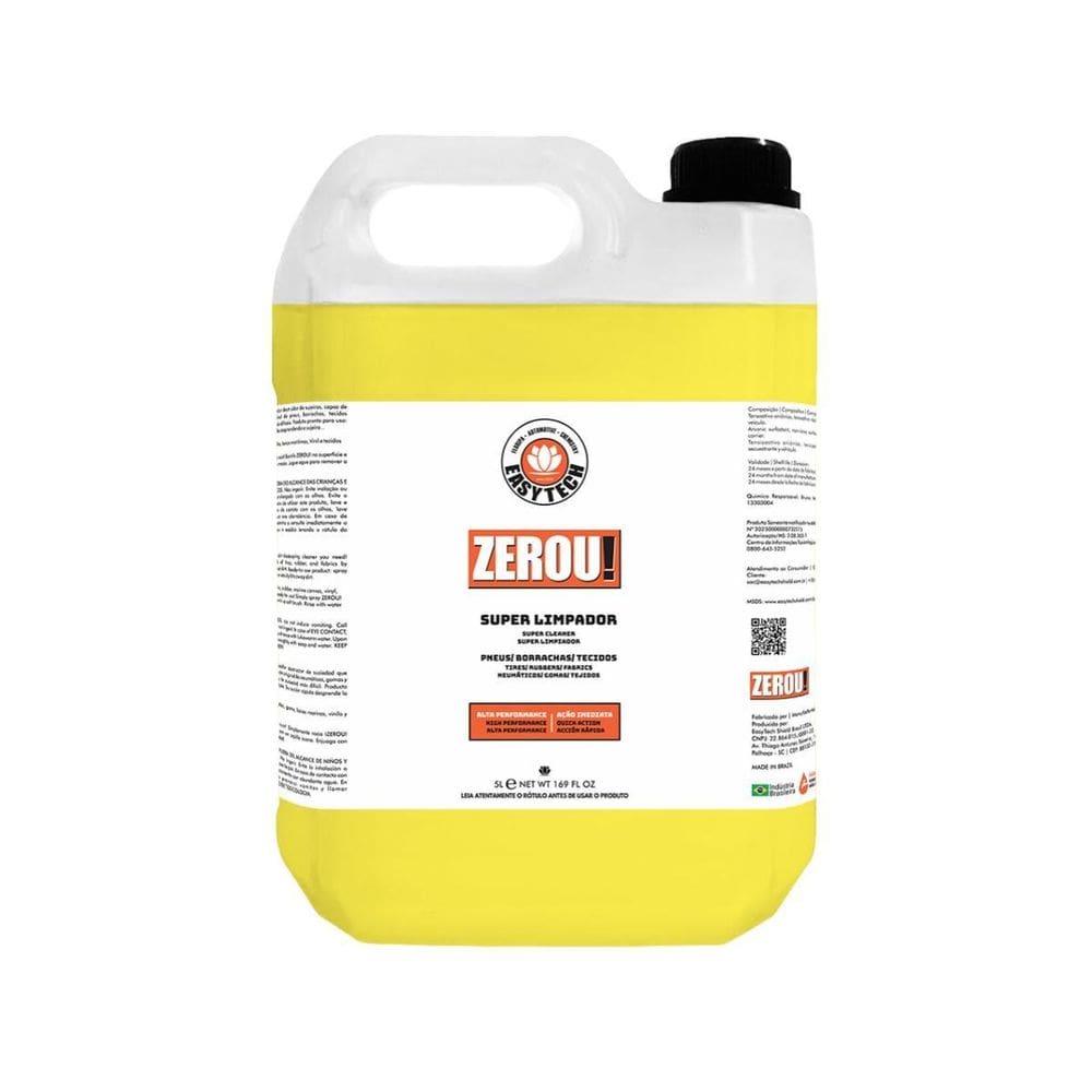 Super Limpador De Alta Performance Zerou 5L Easytech