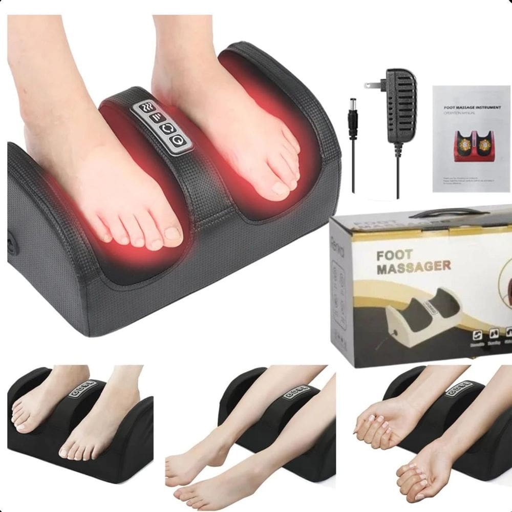 Massageador De Pés Shiatsu Bivolt Aquecimento Rápido