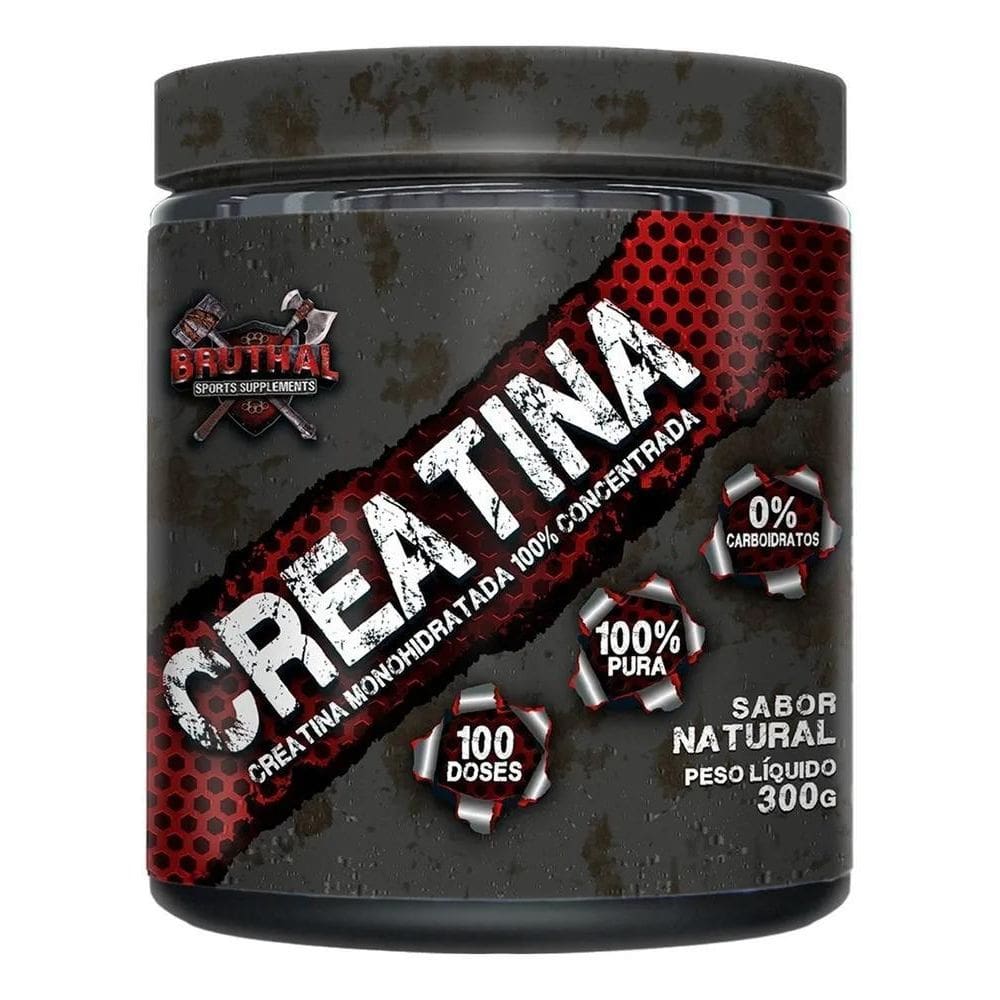 2X Suplemento Em Pó Creatina 100% Pura Zero Carboidrato 300G