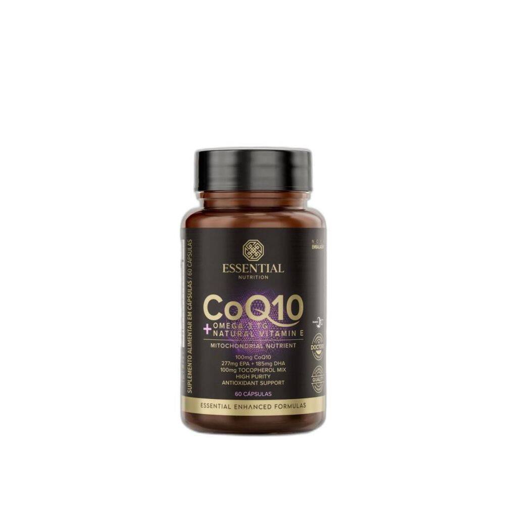 Coq10 + Ômega 3Tg + Vitamina E 60 Caps Nova Embalagem