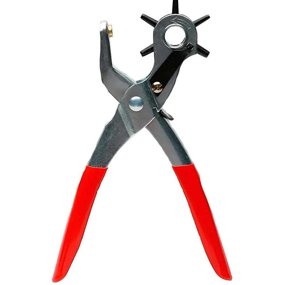 Alicate Vazador Furador Chinelo Couro Eva Cinto 6 Furos Arte