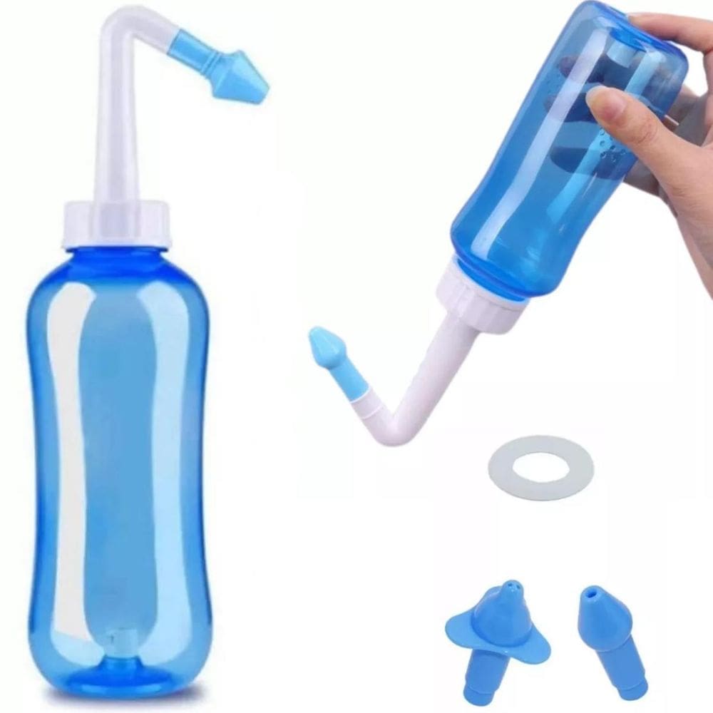 Limpador Nasal Azul  Frasco Ergonômico
