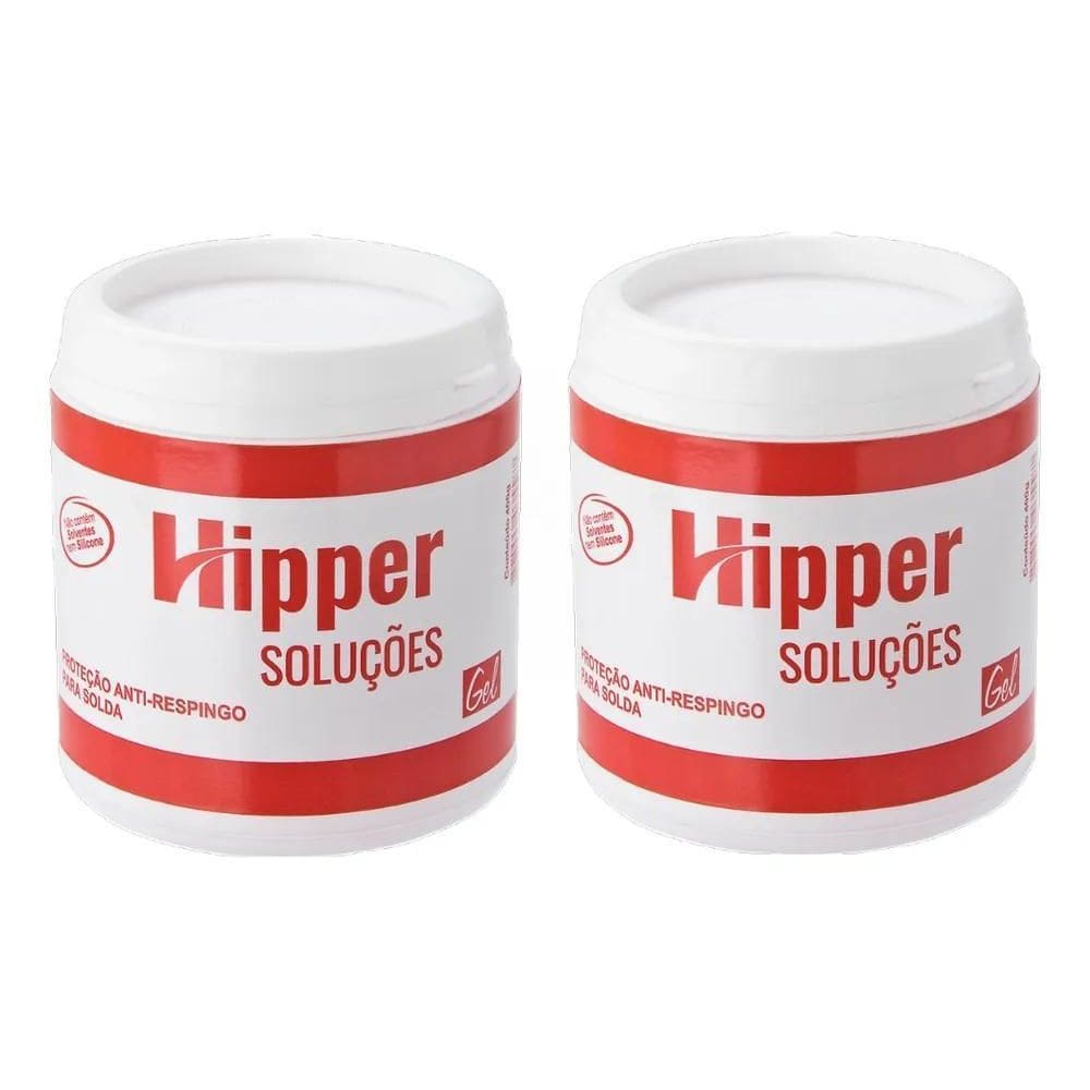 2X Kit 2 Pasta Antirespingo 400G Para Maquina De Solda Mig