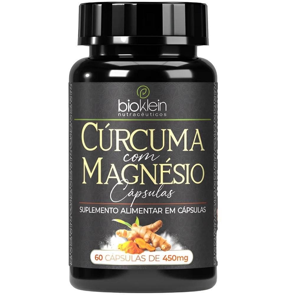 Curcuma Com Magnesio 450Mg 60 Caps Bioklein