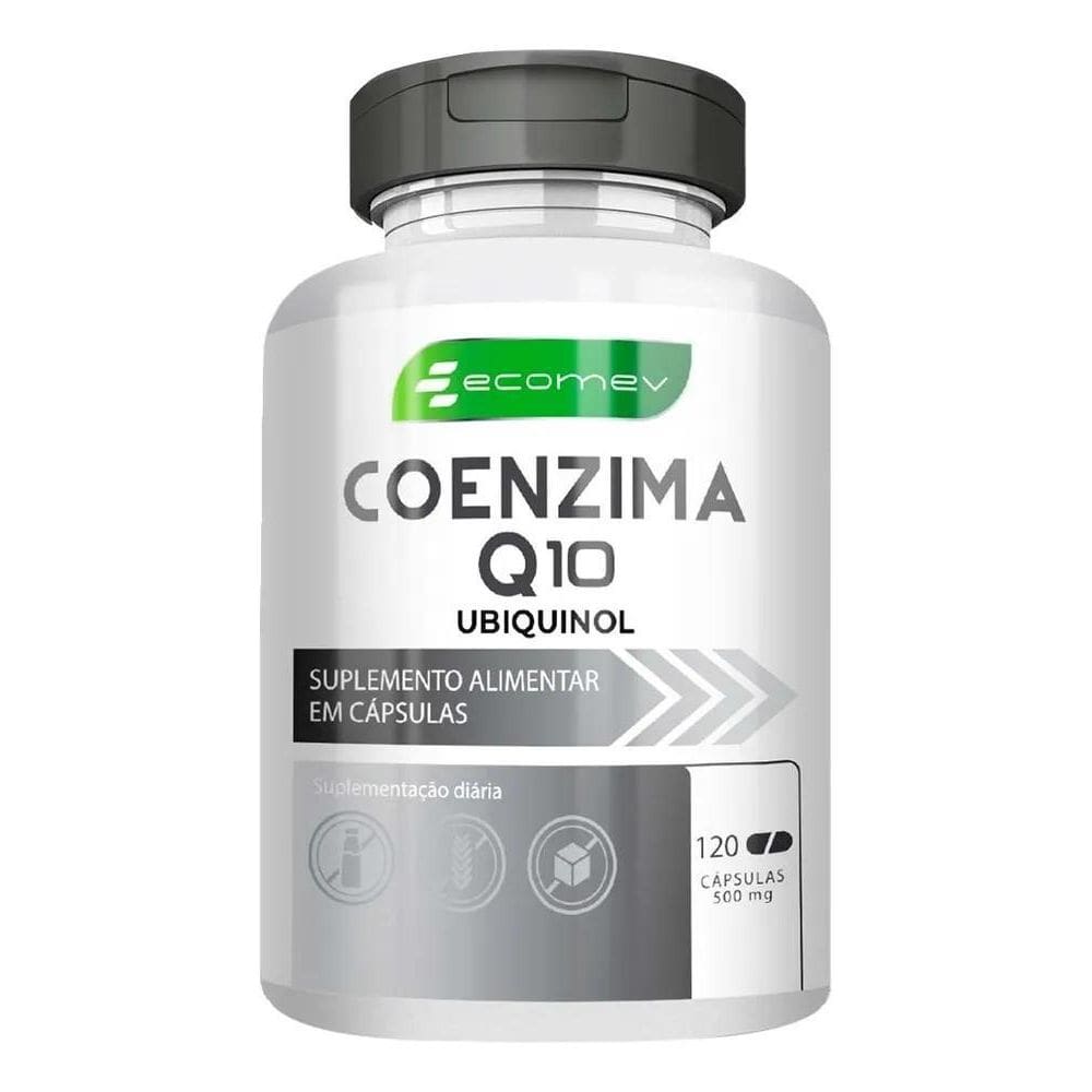2X Coenzima Q10 Ubiquinol 100% Puro Premium 500Mg 120Cps Eco