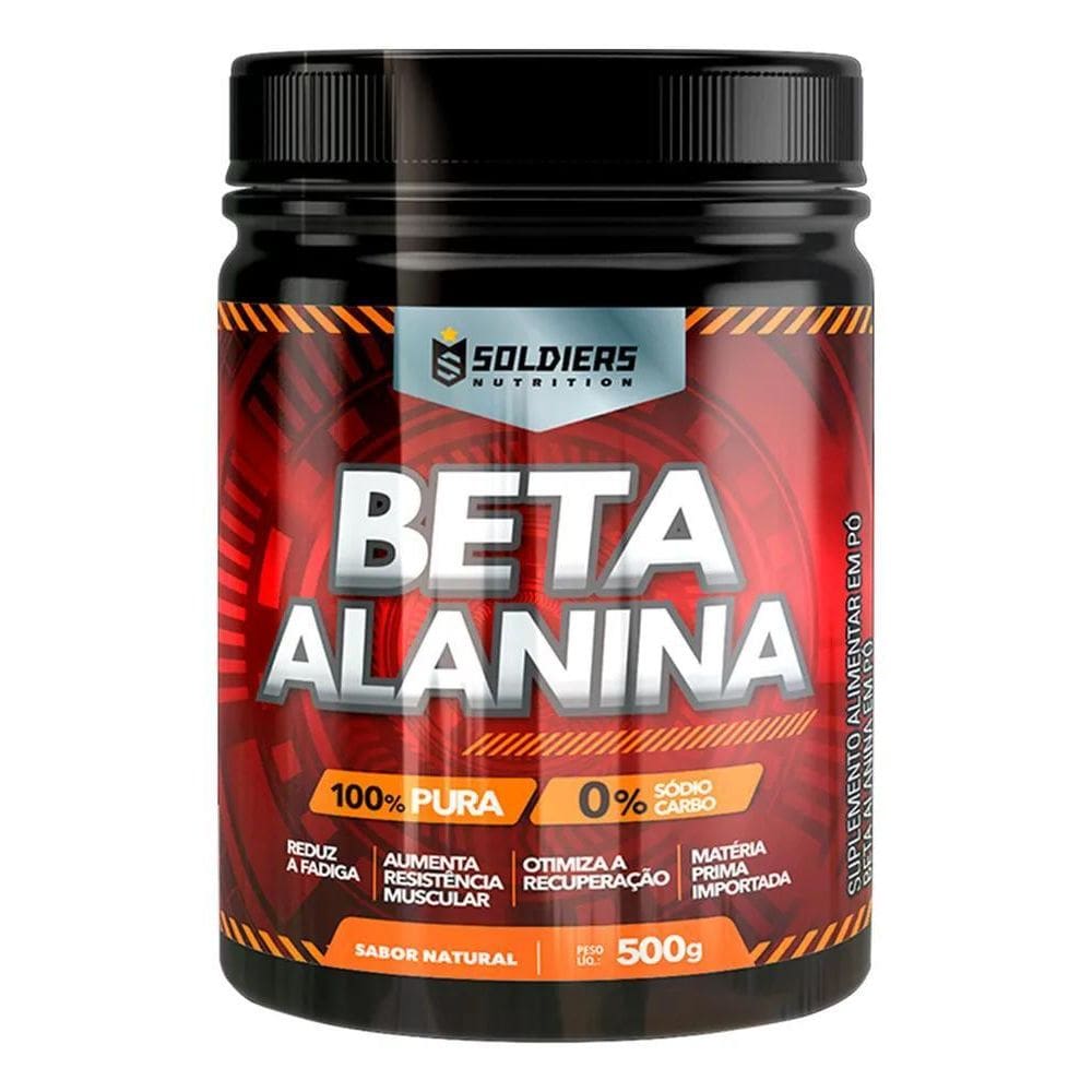 2X Beta Alanina 250G 100% Pura Soldiers Nutrition