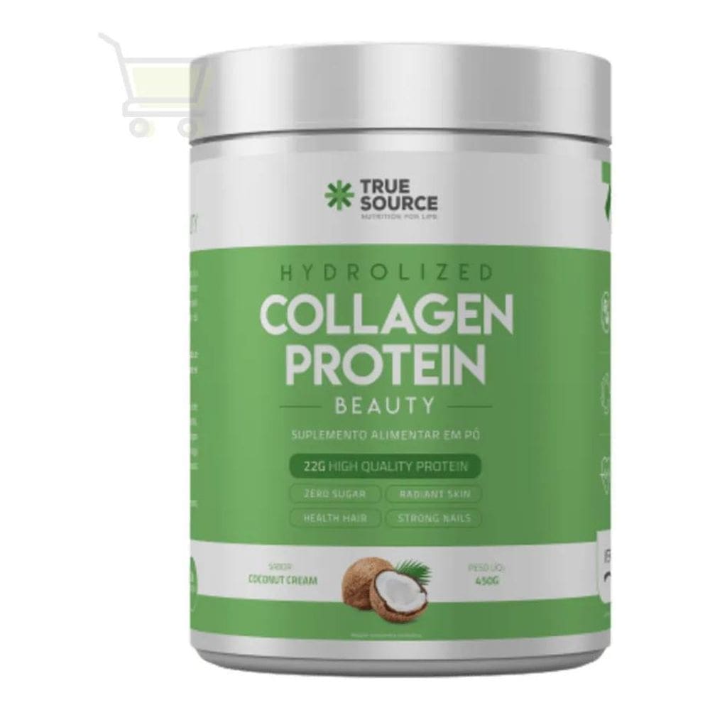2X True Hydrolized Collagen Protein 450G True Source - Sabor