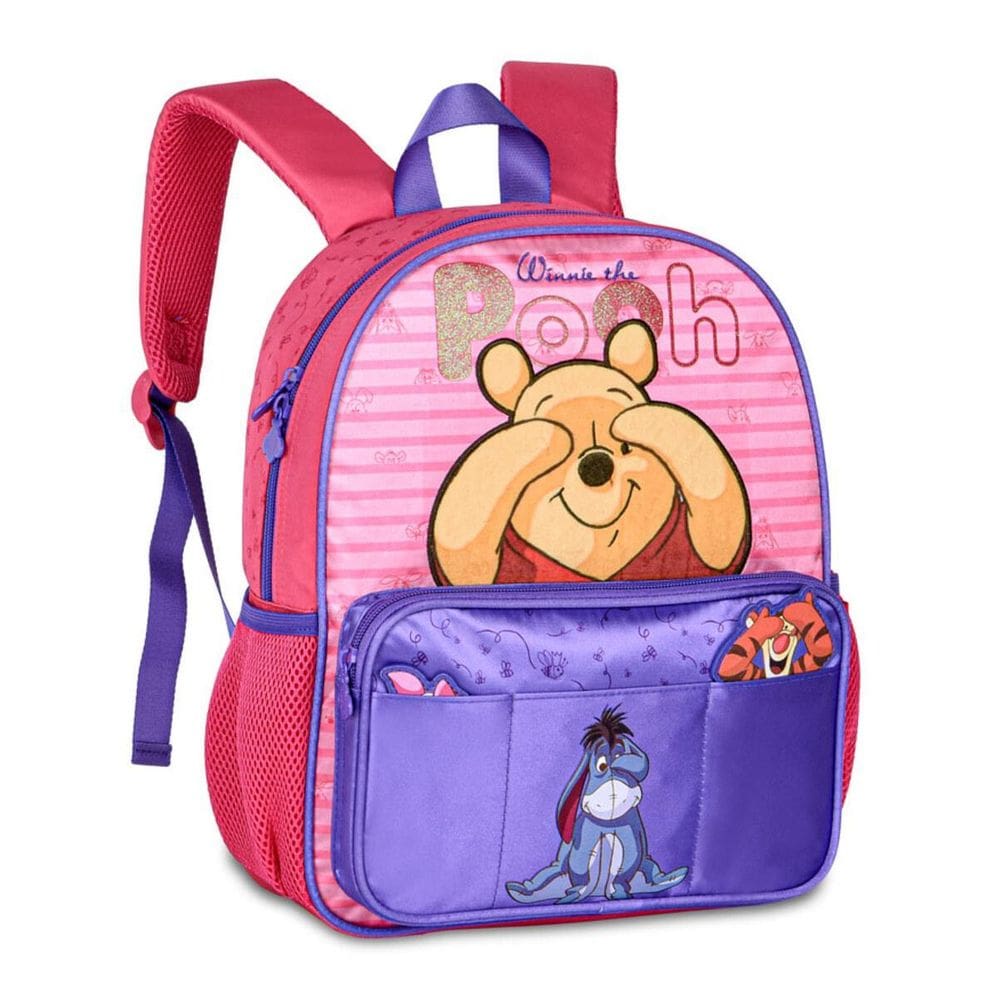 Mochila Costas Infantil Ursinho Pooh Bolsa Escolar Meninas