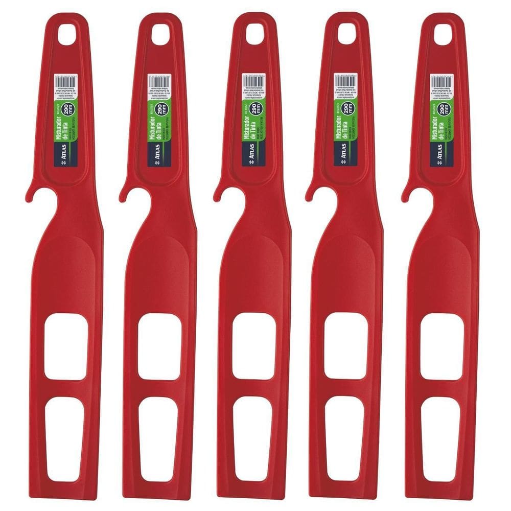 Misturador De Tinta Plástico Manual 29Cm Kit 05 Un