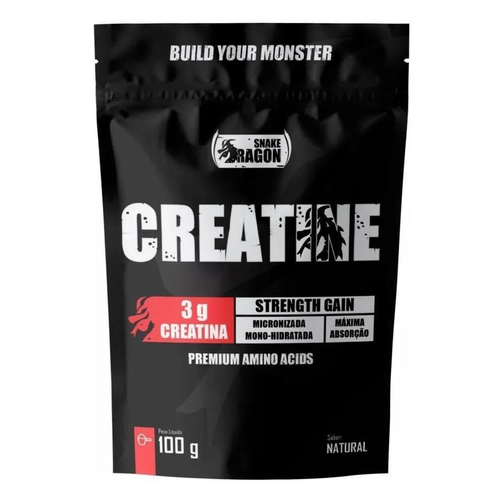 2X Suplemento Em Pó Snake Dragon Premium Amino Acids Creati