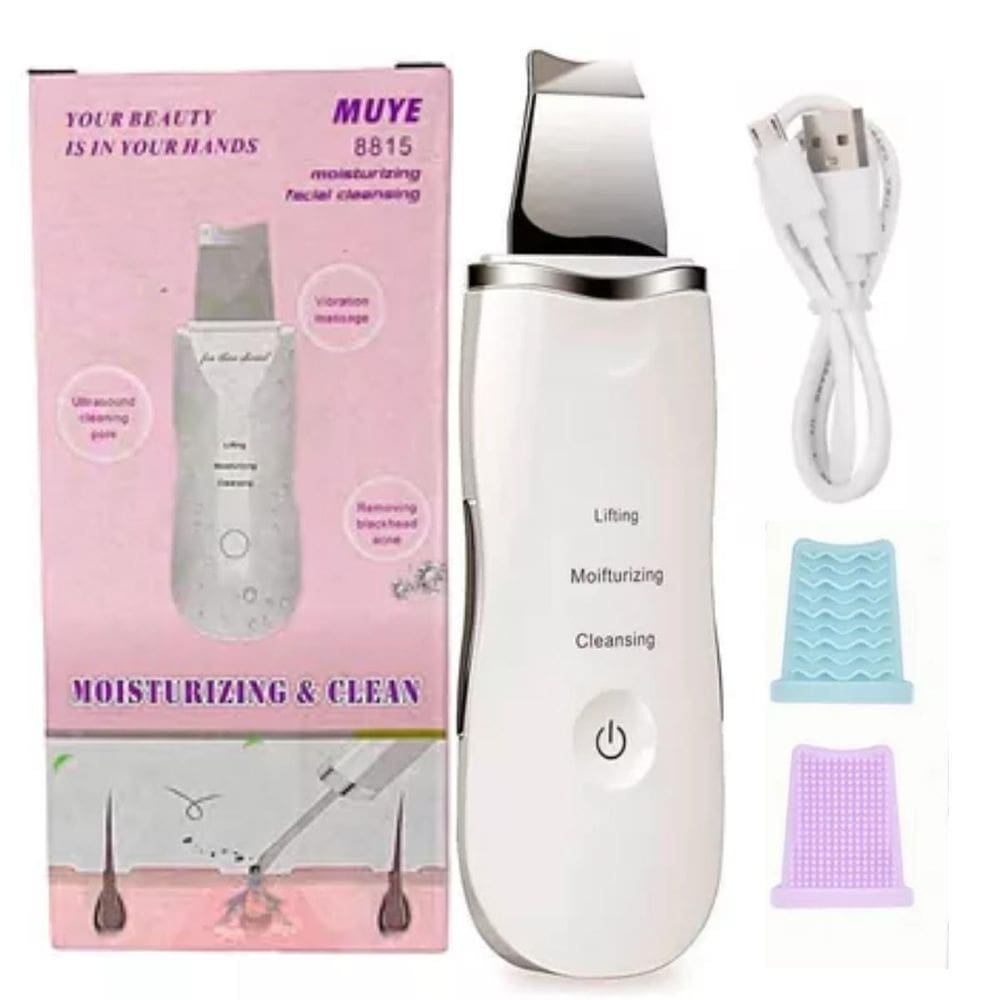 Aparelho Peeling Ultrassônico 3 Em 1: Pele Mais Limpa