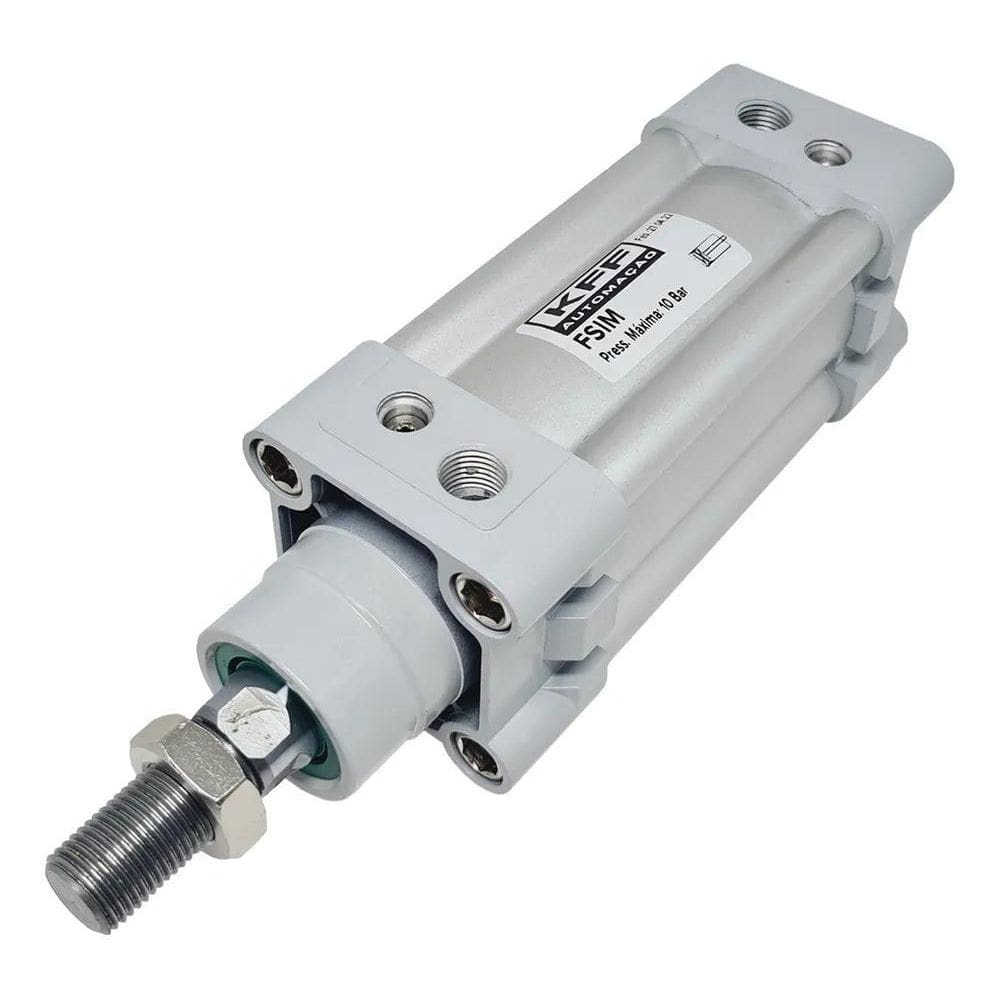 2X Cilindro Pistão Pneumático Dupla Ação Iso 50 X 100 Curs