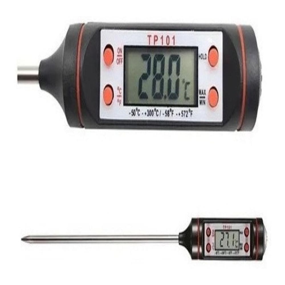 Termômetro Culinário Digital Espeto Alimento Cozinha Tp101