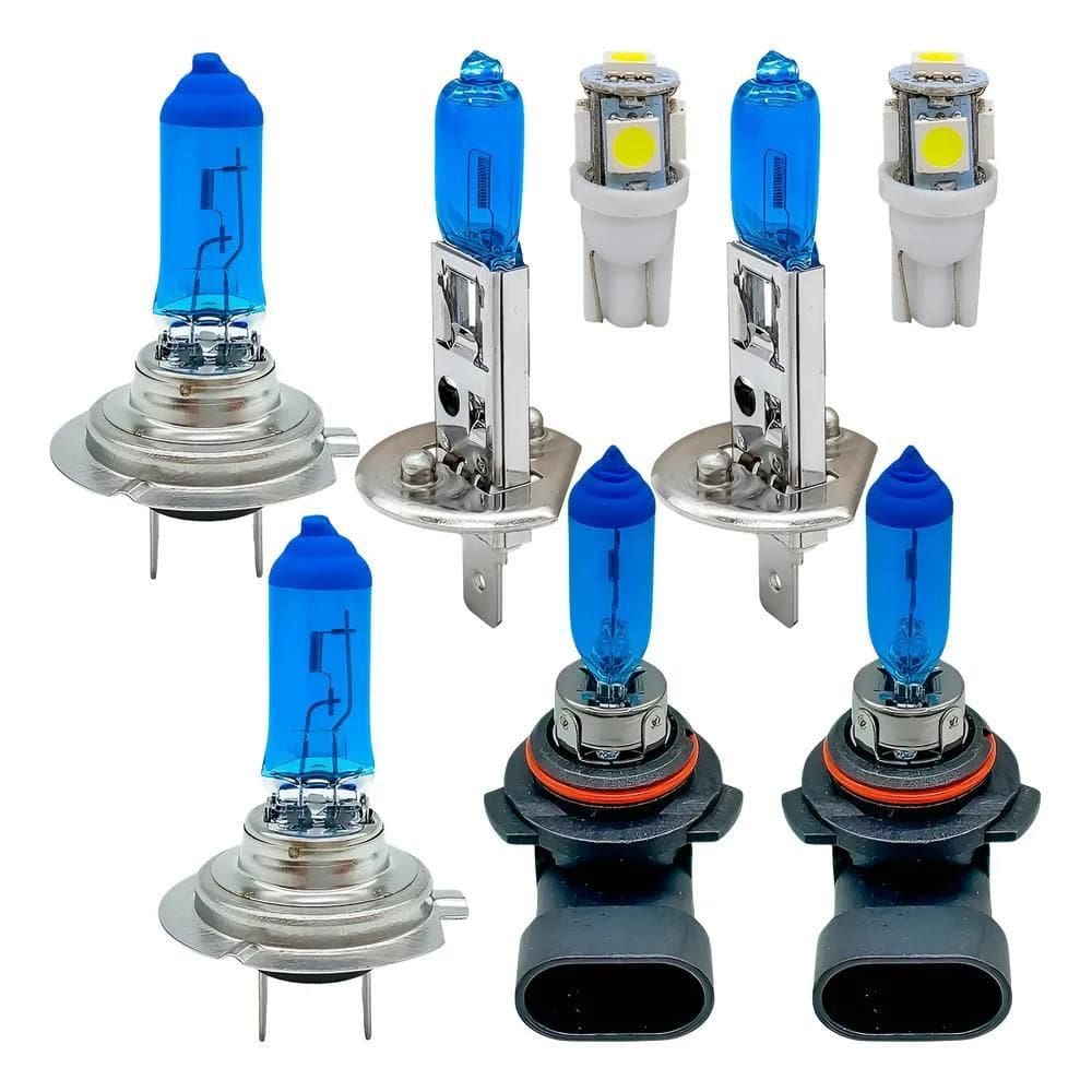 Kit Lâmpadas Super Brancas H1 H7 T10 + - Amarok 2017 A 2021