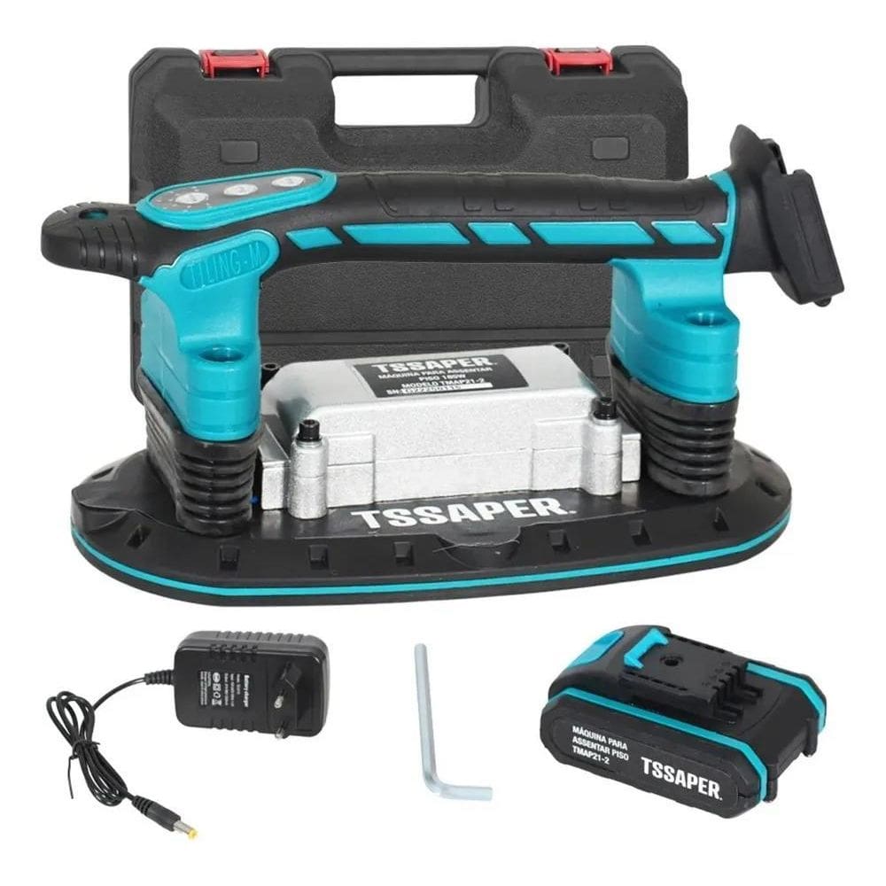2X Maquina De Assentar Piso Azulejo Com Ventosa 185W 21V