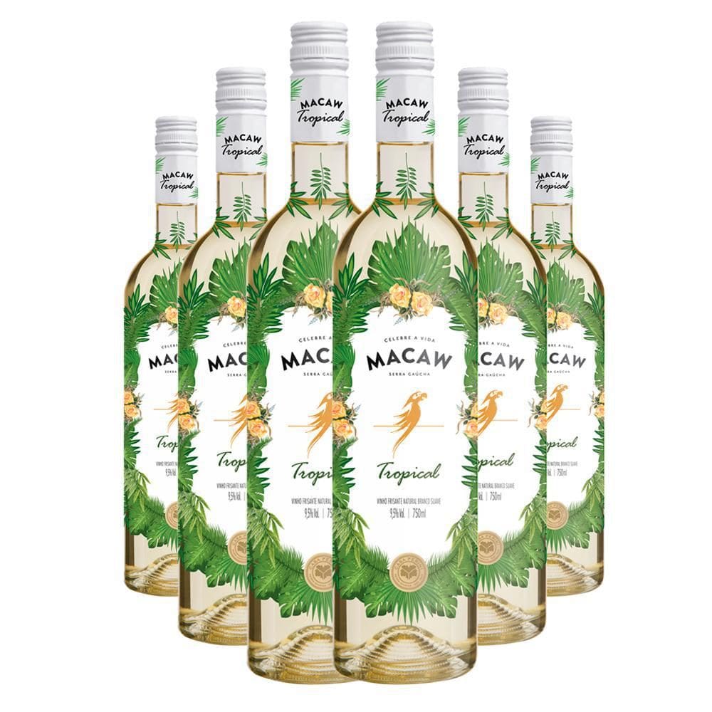 Frisante Casa Perini Macaw Branco Tropical 6X750Ml
