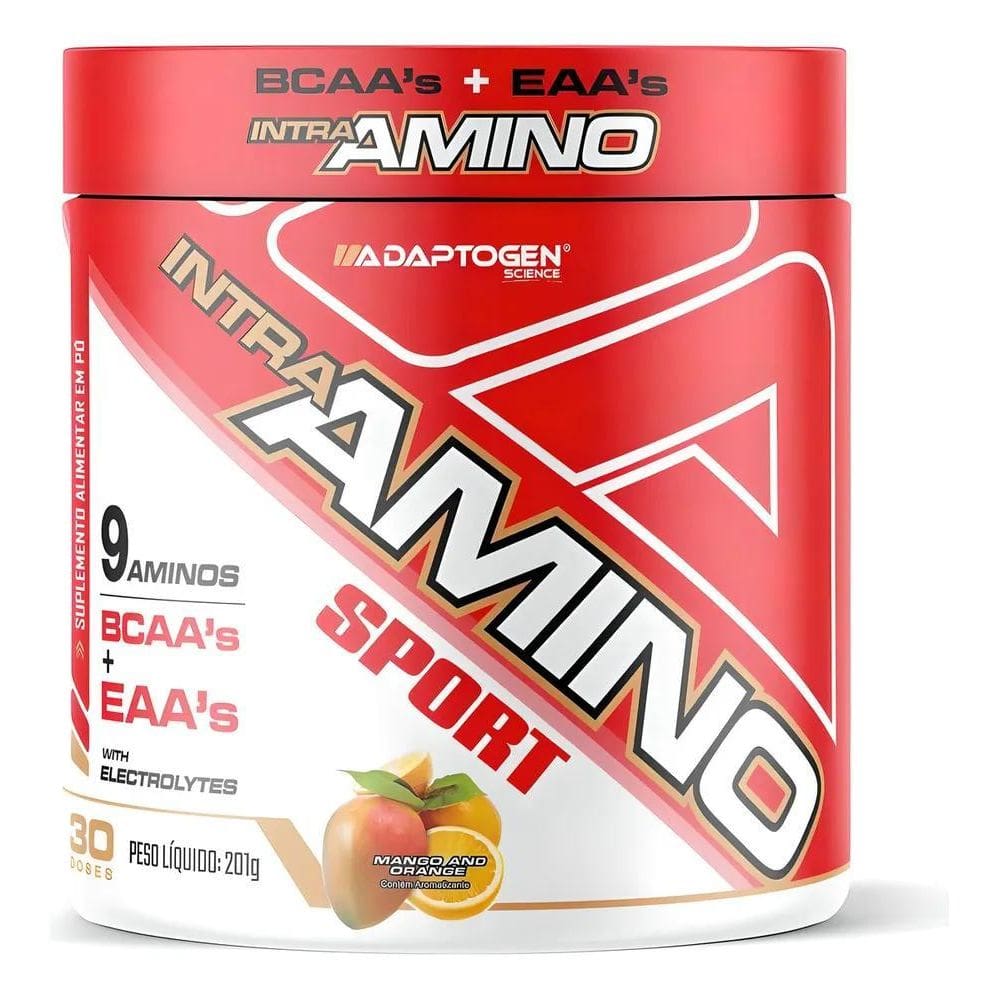 2X Suplemento Em Pó Adaptogen Science Intra Amino Sport Bcaa